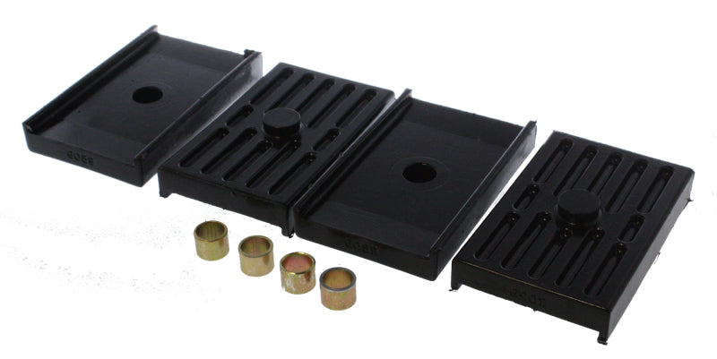 Energy Suspension 3.6112G Black Polyurethane Leaf Spring Pad for Chevrolet Nova, Camaro, and Firebird (1968-1974)