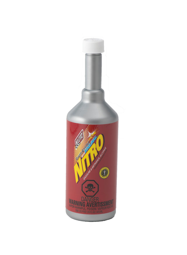 KLOTZ Nitro Power Additive 16oz - Enhances Performance for Gasoline, E85, Methanol, and Diesel Vehicles