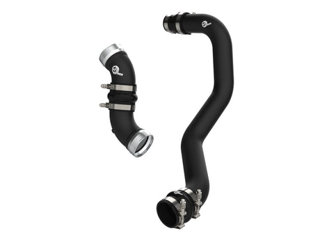 aFe BladeRunner Aluminum Hot & Cold Charge Pipe Kit for GM Duramax 6.6L Diesel Trucks 2006-2010, Black