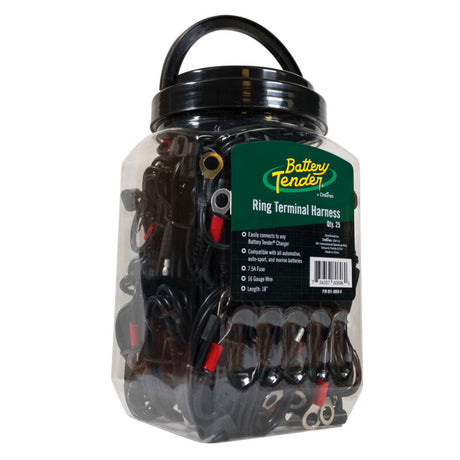 Battery Tender Ring Terminal Accessory Cable - Pack of 25 by Battery Tender Part #081-0069-6-J25