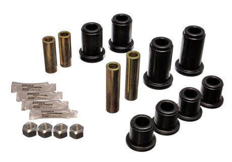 Energy Suspension Hyper-Flex Control Arm Bushing Set for 2010 GMC Sierra 2500 HD & 3500 HD, Chevrolet Silverado 2500 HD & 3500 HD - Front and Rear Fitment