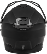 Fly Racing Trekker CW Solid Helmet with Electric Shield - Matte Black, Extra Small for ATV and Off-Road Vehicles