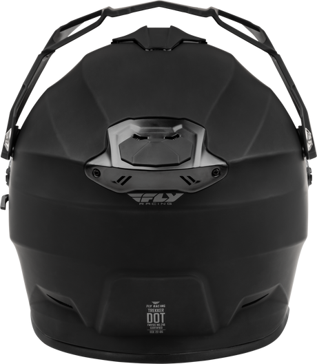 Fly Racing Trekker CW Solid Helmet with Electric Shield - Matte Black, Extra Small for ATV and Off-Road Vehicles