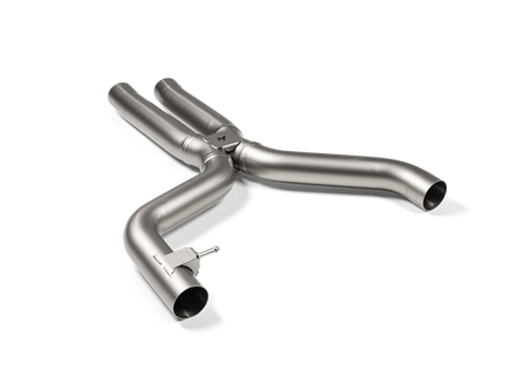Akrapovic Evolution Short Link Pipe for BMW G87 M2, G80 M3 & G82 M4 without Resonator - Titanium (Part E-BM/T/14)