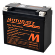 MOTOBATT MBTX20UHD Quadflex Sealed AGM Battery for Harley Davidson Touring, Gold Wing, and Honda Gold Wing Models