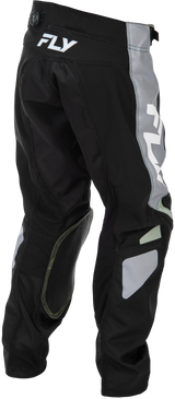 Fly Racing Youth Kinetic Pants Black/Grey Size 18 - Durable motocross riding gear for Kids
