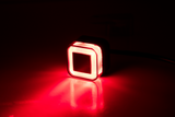 KOSO HB042000 Gt 07 LED Brake and Taillight for Harley-Davidson and Custom Motorcycles with Red Lens