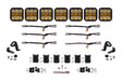 Diode Dynamics SS5 Pro Universal CrossLink 7-Pod Lightbar - Yellow Combo