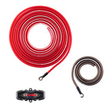 DS18 OFCKIT8 8-Gauge OFC Copper Amplifier Power Wiring Kit for Car Audio Systems