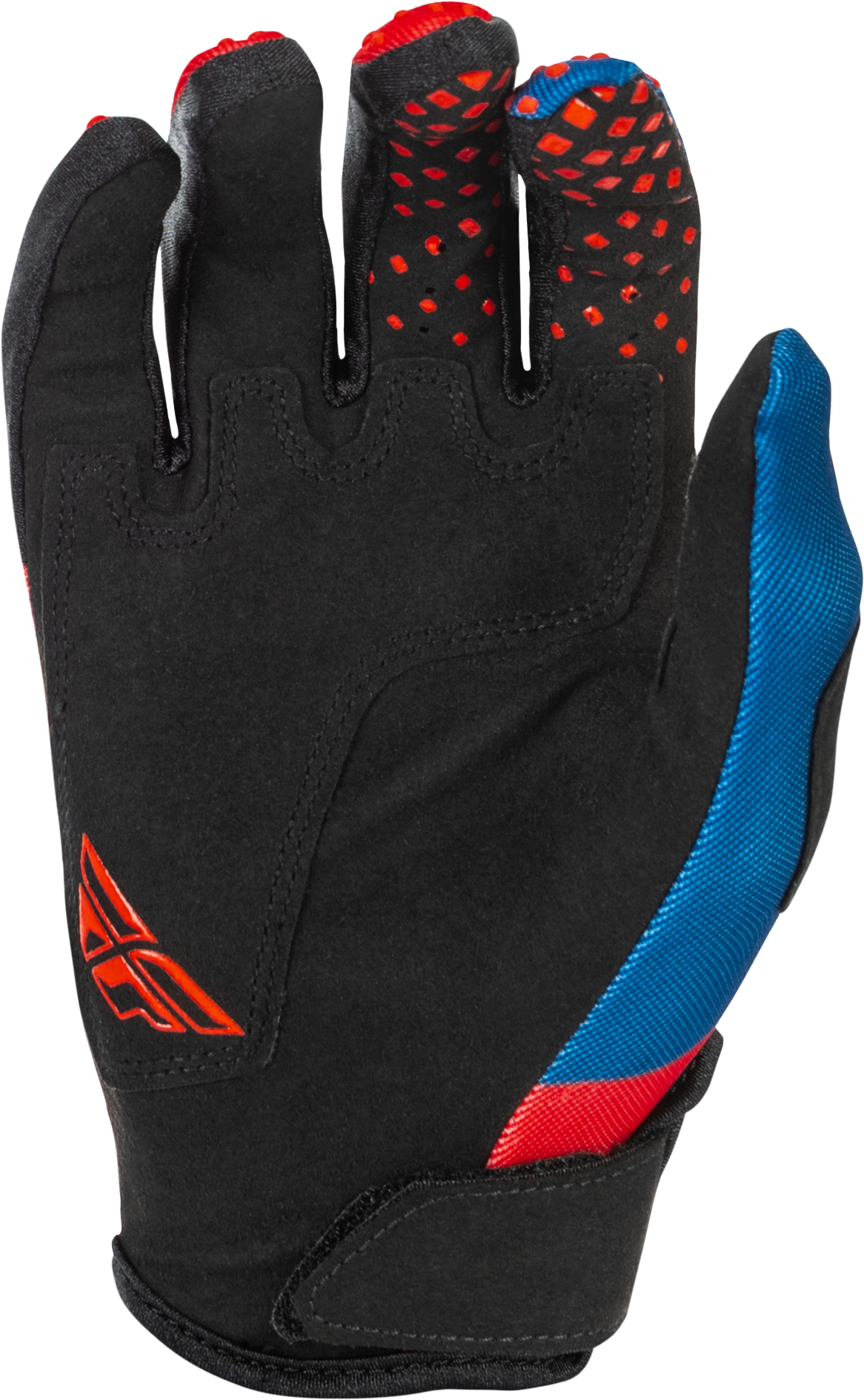 Fly Racing Kinetic Gloves Red/White/Blue Medium for Motorcycle and ATV Riders