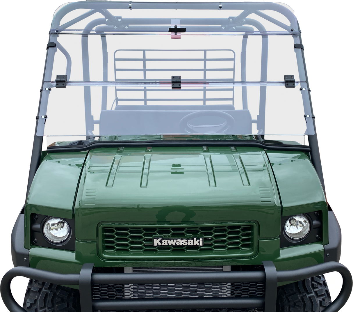 OPEN TRAIL V000342-12200T Folding Windshield for Kawasaki KAF 620 Mule 4000 & 4010 4x4 (2009-2017)