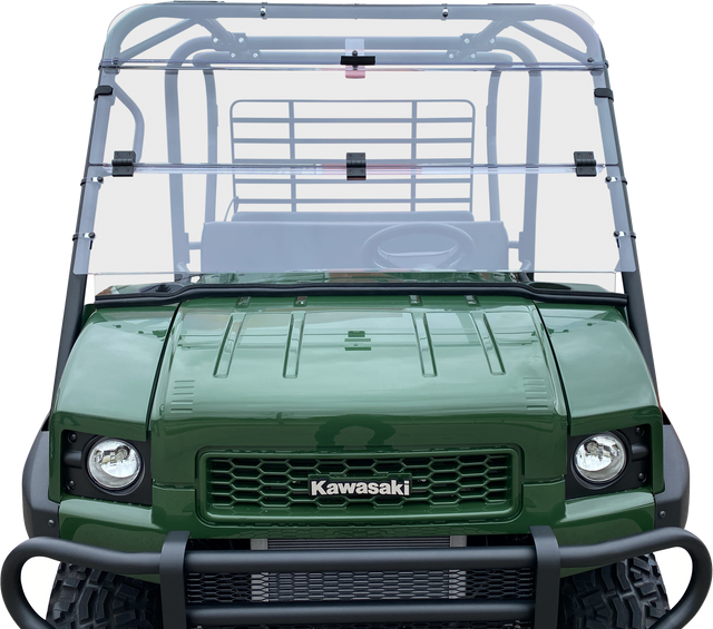 OPEN TRAIL V000342-12200T Folding Windshield for Kawasaki KAF 620 Mule 4000 & 4010 4x4 (2009-2017)