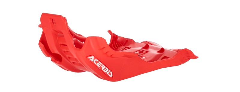 Acerbis Beta RR 2T 250/300/ RC 250/300 Skid Plate Large - Red | Powersports Vehicle Fitment