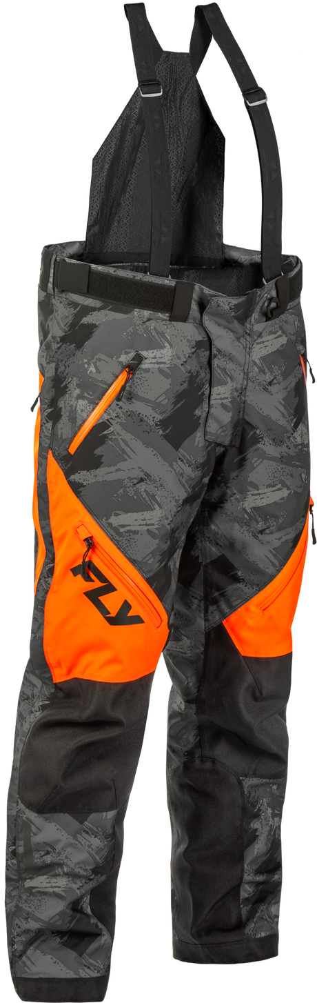 Fly Racing Snx Pro Pant Orange/Black 2X - Waterproof Snowmobile Pants for Men