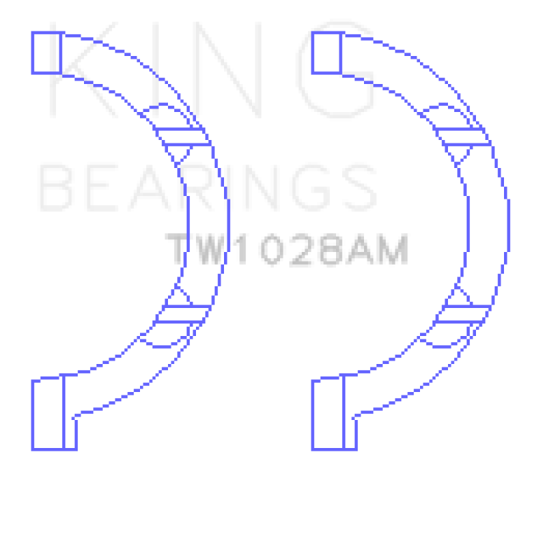 King Engine Bearings Chrysler Pentastar 3.6L ERB V6 Thrust Washer Set