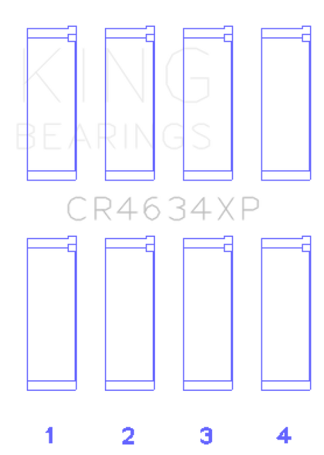 King Engine Bearings Hyundai G4KF Connecting Rod Bearing Set - Size +0.25mm