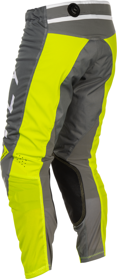 Kinetic Mesh Center Pants Grey/White/Hi Vis Sz 40