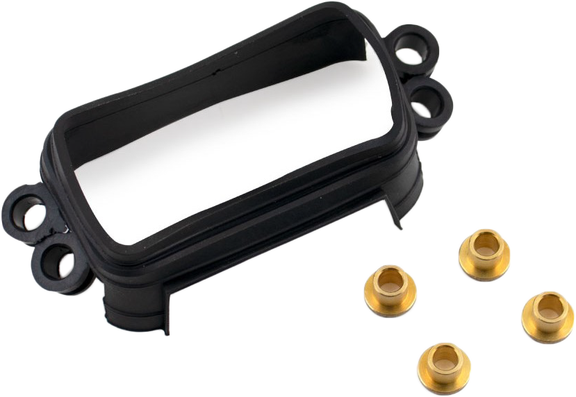 KOSO D2 HUD Rubber Gasket with Inserts for Harley-Davidson Streetbob & Custom Bikes