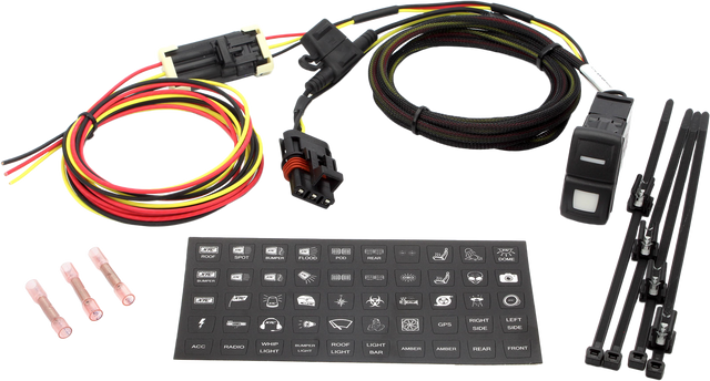 XTC Power Products Light Duty Switch System for Polaris Ranger 1500 with Roof Mounted PULSE Bus Bar
