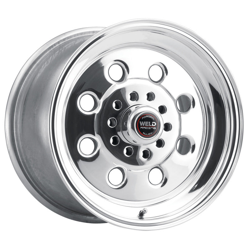 Weld Draglite 15x3.5 Inch Polished Aluminum Wheel - 4x108 & 4x4.5 Bolt Pattern, 1.375 Inch Backspace