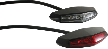 KOSO HB031000 LED Tail/Brake Light with Red Lens for Honda Civic, Toyota Corolla, Ford F-150, and More