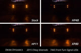 Diode Dynamics 7443 LED Bulb HP24 LED - Cool - White Switchback Set of 4
