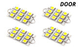Diode Dynamics 44mm SML9 LED Bulb - Cool - White Set of 4