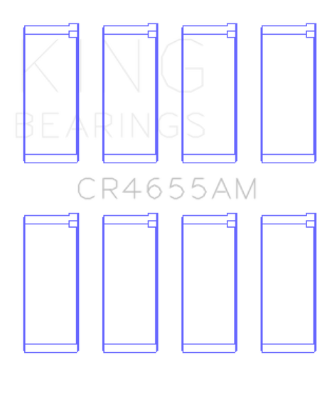 King Engine Bearings Hyundai G4Ed/G4Ae/G4Ek/G4Fk (Size +0.75mm) Connecting Rod Bearing Set