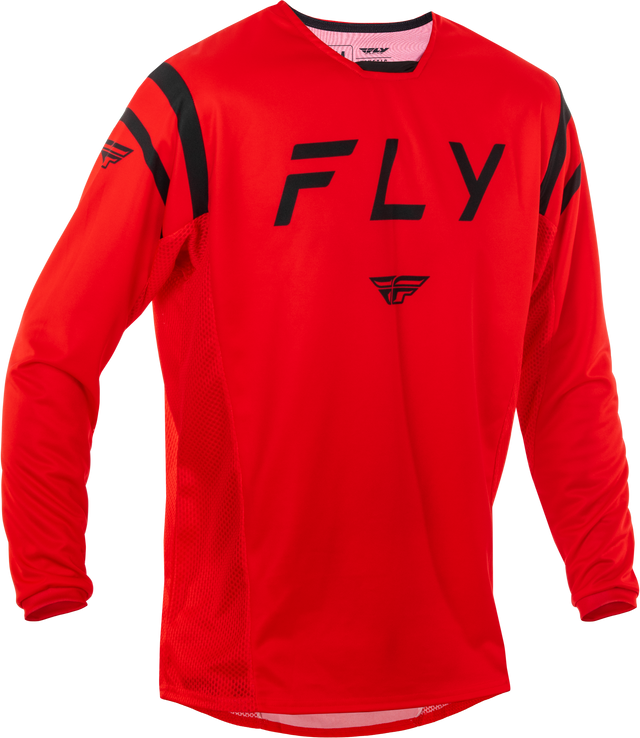 Fly Racing Kinetic Center Jersey Red/Black 2X – Motocross Riding Jersey for Off-Road & Dirt Bike Enthusiasts