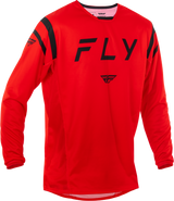 Fly Racing Kinetic Center Jersey Red/Black Medium - Motocross and Off-Road Vehicle Fit