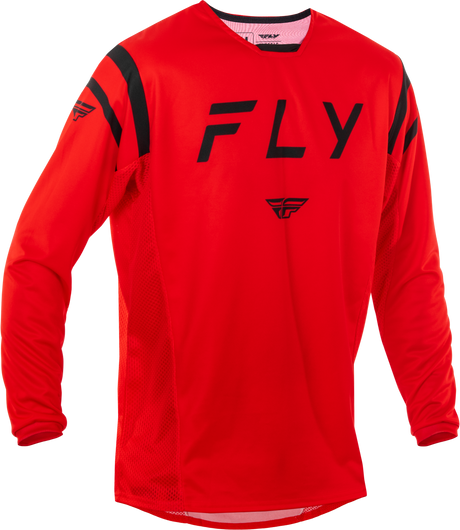 Fly Racing Kinetic Center Jersey Red/Black Medium - Motocross and Off-Road Vehicle Fit
