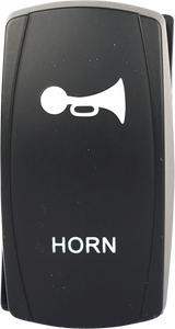 OPEN TRAIL SM106-029 Horn Accessory LED Switch Pro Backlit – Weather Sealed Switch for Jeep, Truck, SUV