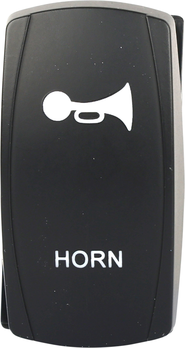 OPEN TRAIL SM106-029 Horn Accessory LED Switch Pro Backlit – Weather Sealed Switch for Jeep, Truck, SUV