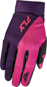 Fly Racing F 16 Gloves Pink/Mauve Medium | All-Around Motorcycle Riding Gloves for Street and Off-Road Vehicles