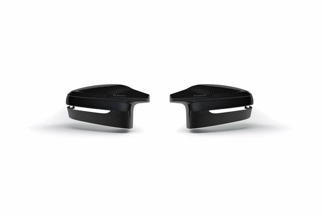 Akrapovic Gloss Carbon Mirror Cap Set for BMW G87 M2, G80 M3 & G82 M4 (2021+)