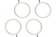 Diode Dynamics Halo Lights LED 140mm - Red Four