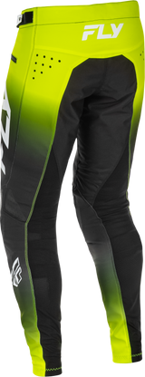Fly Racing Youth Rayce Bicycle Pants for BMX and MTB – Size 18, Lime/Black/White