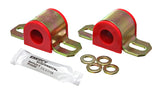 Energy Suspension 9.5124R polyurethane sway bar bushing set for vehicles with 20mm sway bars - Red, front or rear fitment