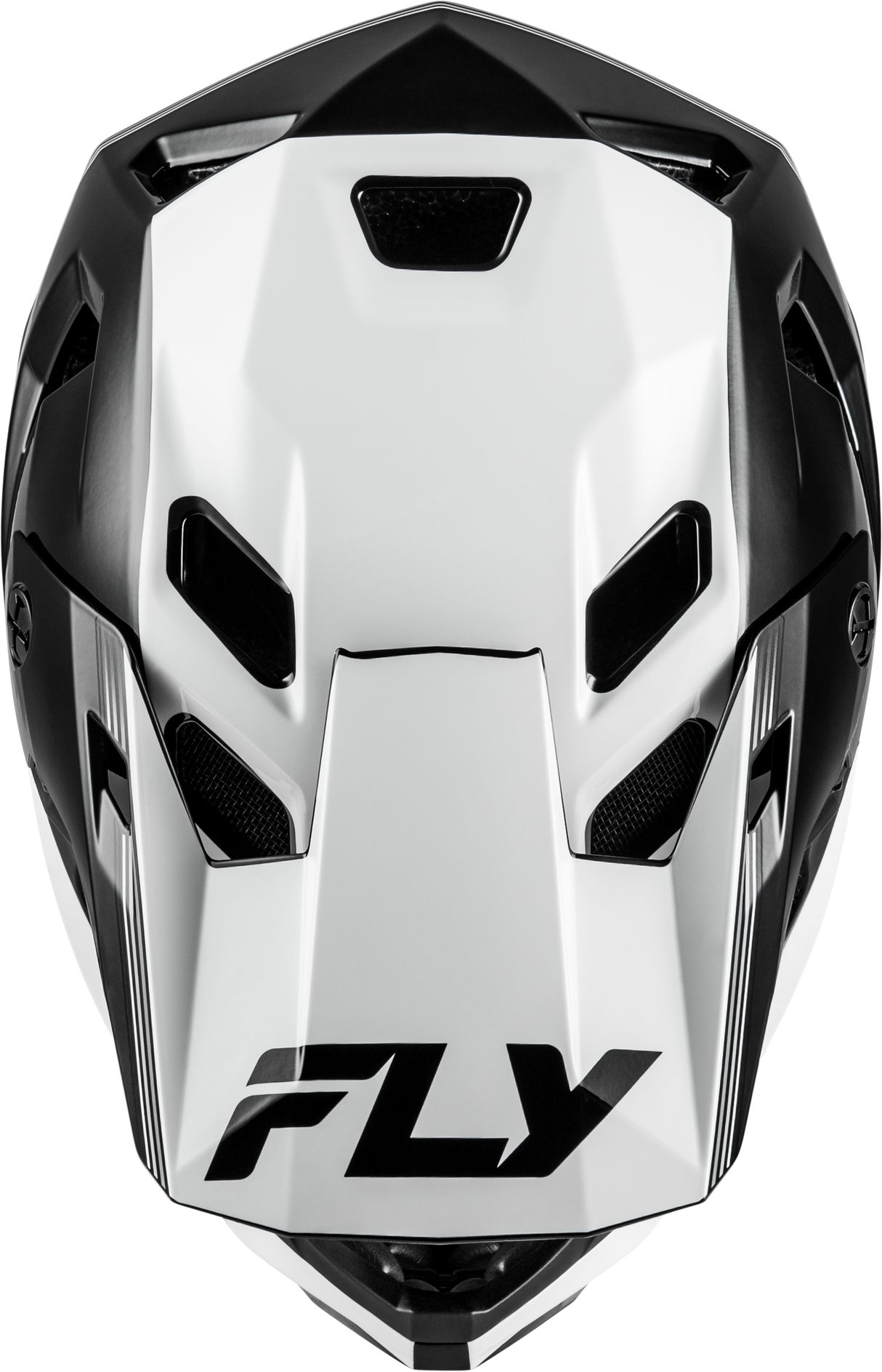 Fly Racing Rayce Repeat Bicycle Helmet for Men and Women - Black/White, Medium (Size M) with Aerodynamic Poly-Alloy Shell and Advanced Ventilation