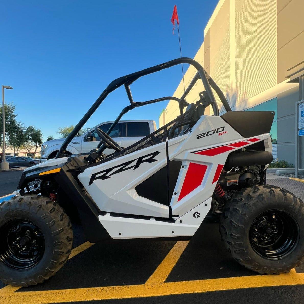 Polaris RZR 200 Kick Plates | Geiser Performance