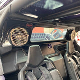 Can Am X3 Rear Windshield with Speaker Cut-Outs | Dirt Warrior Accessories