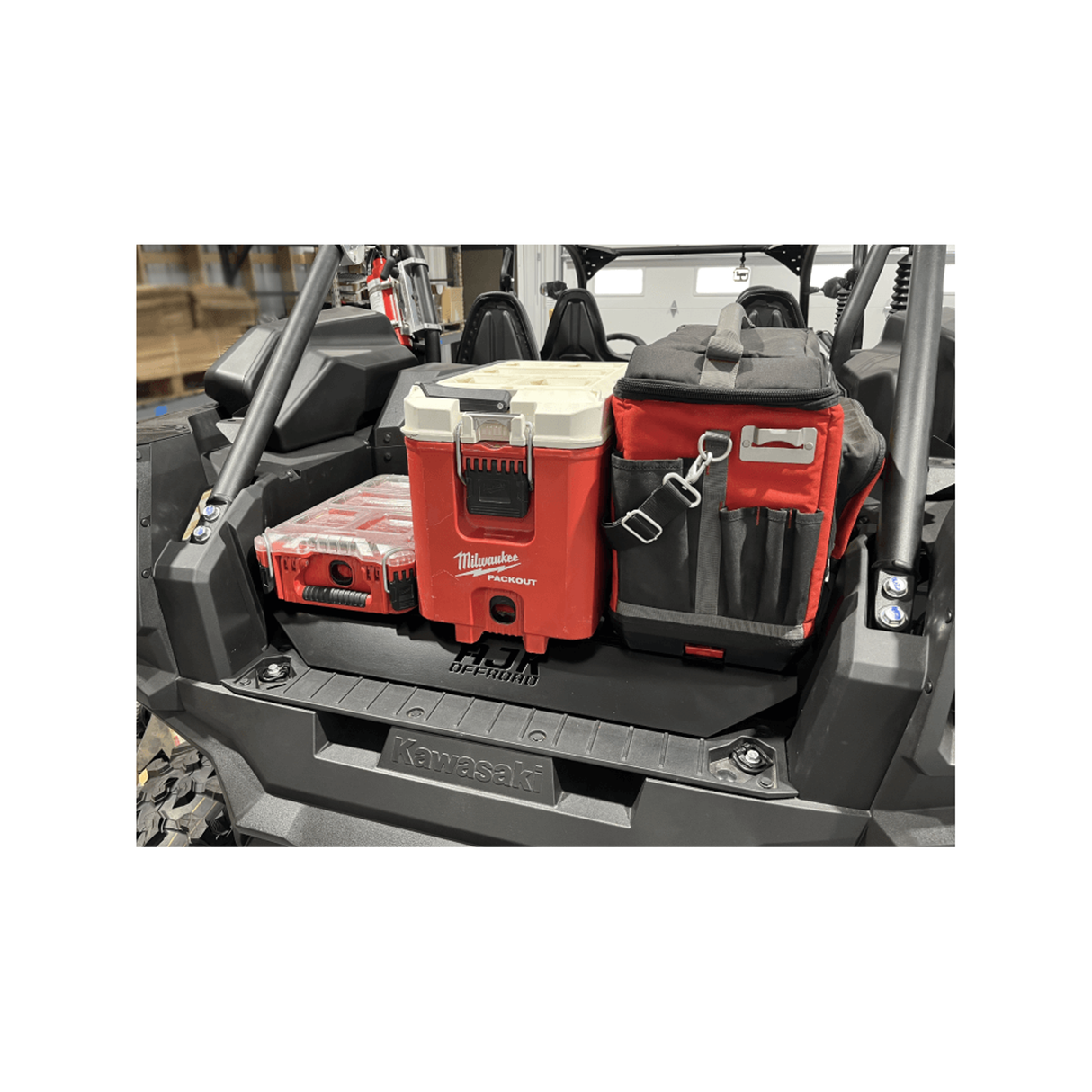 Kawasaki KRX Packout Mount (Subwoofer Compatible) | AJK Offroad