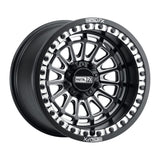 Delta R Beadlock Wheel (Satin Black Contrast Cut) | Metal FX Offroad