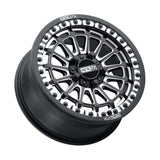Delta R Beadlock Wheel (Satin Black Contrast Cut) | Metal FX Offroad