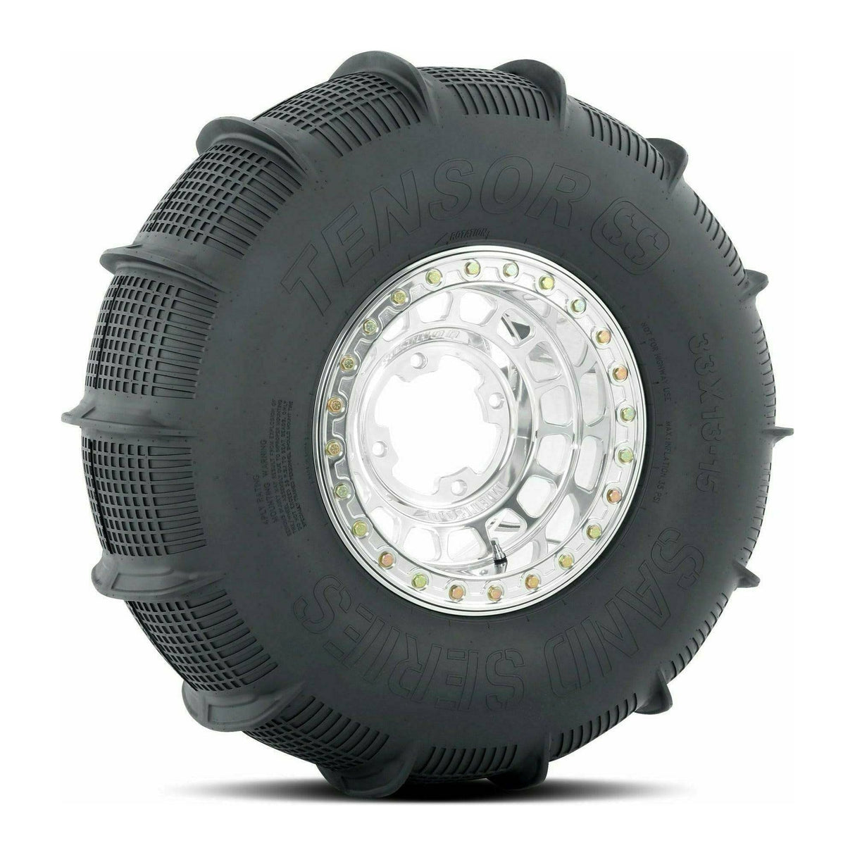 Can Am Maverick R SB-8 Beadlock Wheel (Matte Black) / Sand Series Tire Package