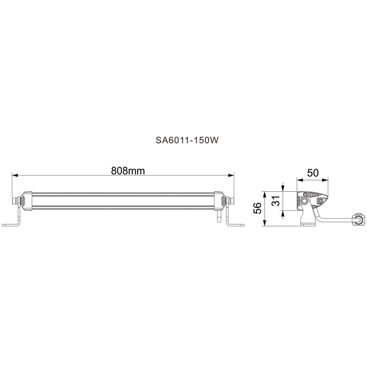 32" UTV Chase Light; TLC32
