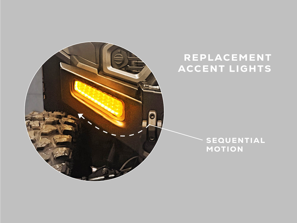 2025+ Polaris Ranger XP 1000 Northstar - Combo: Auxiliary Lights + Sequential