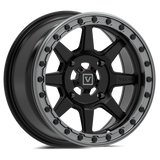 V13 Satin Black UTV Beadlock