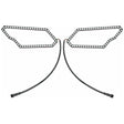 5150 Whips 187 Style Can Am X3 Halos w/Control Harness