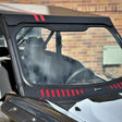 Bent Metal Kawasaki KRX Vented Glass Windshield